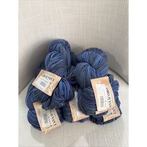 Cascade LANA D'ORO Paints Yarn #9923 Alpaca / Wool 3.5oz 219yds ea. Set of 5‎